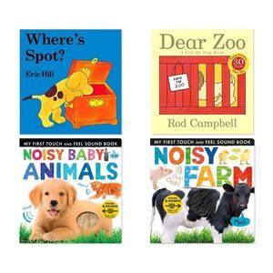 Interactive Learning Fun Pack 4-Book Collection for Toddlers